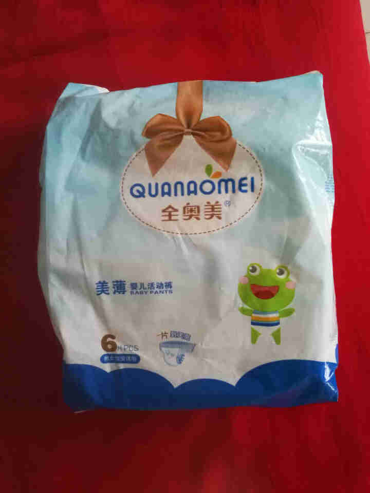 全奥美（Quanaomei）美薄系列婴儿纸尿裤尿不湿拉拉裤活动裤L码 M码体验装/6片怎么样，好用吗，口碑，心得，评价，试用报告,第2张