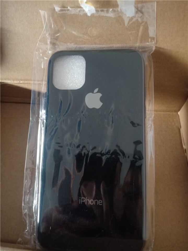 麦立酷 iphone11手机壳苹果11promax保护套全电镀软边钢化玻璃硬壳11pro男女潮壳 亮面黑+送5D全屏钢化膜 iphone11（6.1英寸）怎么样,第4张