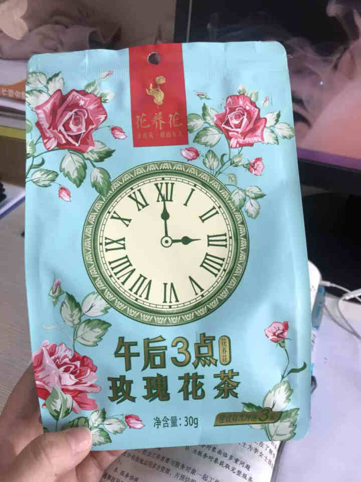 花养花 玫瑰花茶特级玫瑰花茶大朵花冠茶花草茶平阴烘干无硫纸袋装30g 30g怎么样，好用吗，口碑，心得，评价，试用报告,第2张