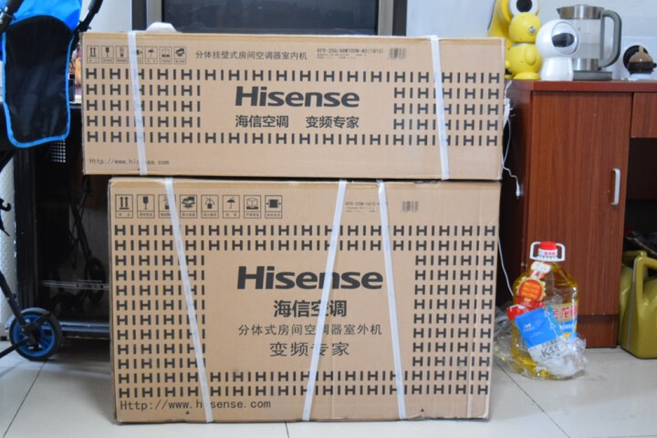 海信（Hisense）壁挂式空调挂机 1匹冷暖静音KFR,第2张