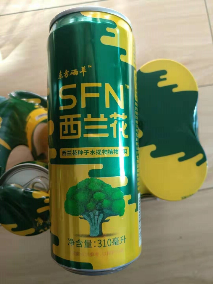 东方硒草 SFN西兰花植物饮料 种子水提物 萝卜硫苷 酸甜爽口 整箱装 310ml*6罐装怎么样，好用吗，口碑，心得，评价，试用报告,第4张