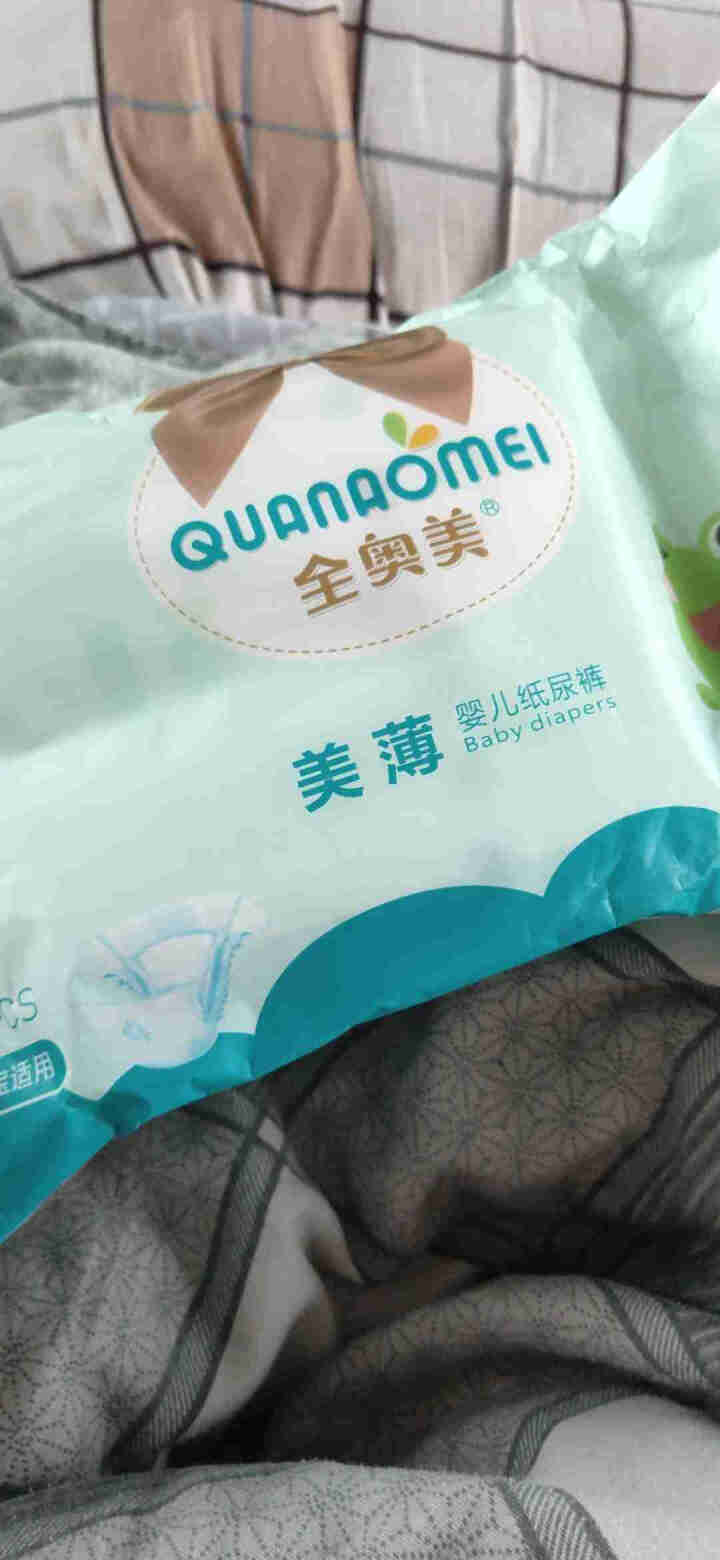 全奥美（Quanaomei）美薄系列婴儿纸尿裤尿不湿尿裤M码52片 NB码体验装/8片怎么样，好用吗，口碑，心得，评价，试用报告,第2张