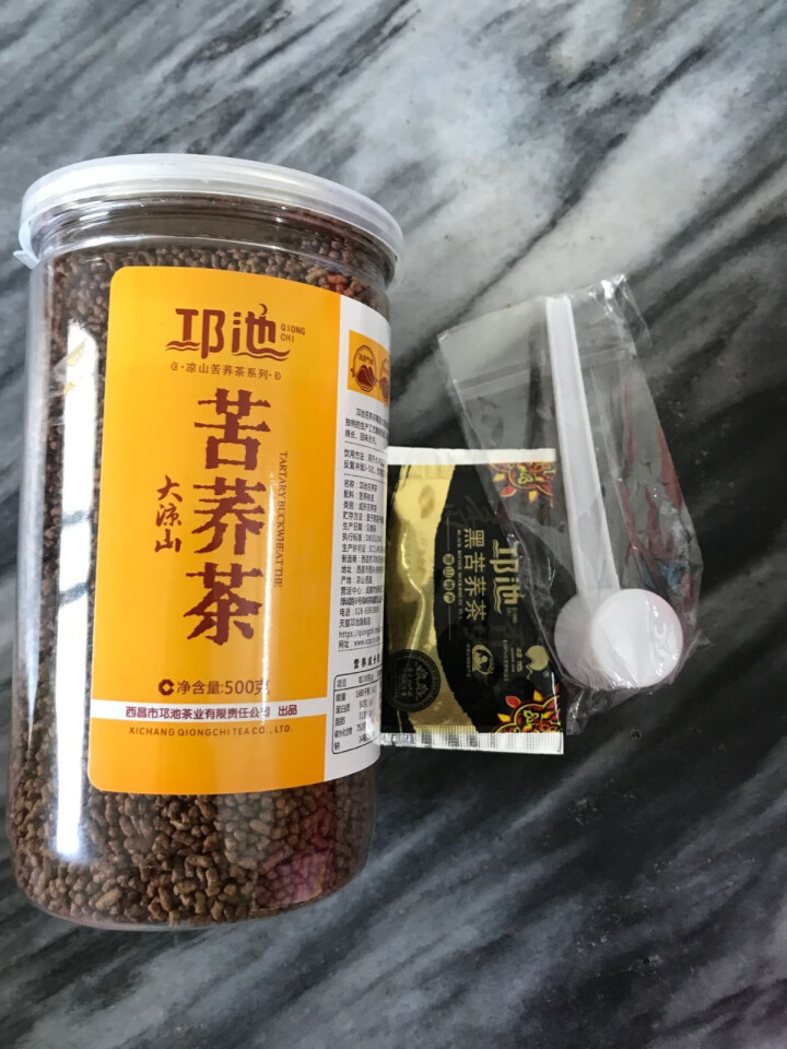 邛池 苦荞茶 荞麦茶 500g原味麦香 四川大凉山苦荞怎么样，好用吗，口碑，心得，评价，试用报告,第2张