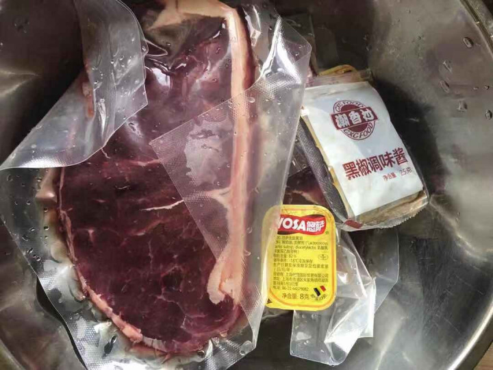 潮香村  薄盐原肉整切牛排套餐 进口牛肉手工调理静腌 送进口料包生鲜健身烧烤食材 薄盐牛排套餐10片装1830g怎么样，好用吗，口碑，心得，评价，试用报告,第3张