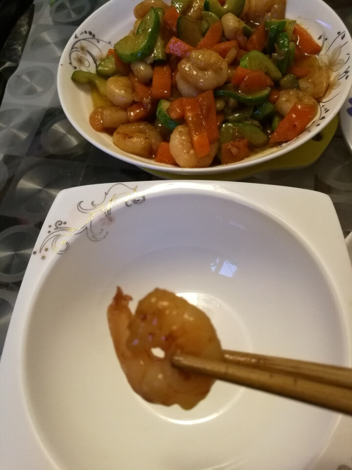 友鱼鲜生 南美虾仁 鲜虾仁 去虾线 宝宝辅食 冷冻虾仁（约100,第4张