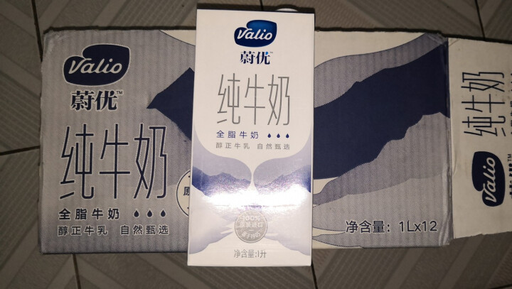 芬兰蔚优 Valio 全脂牛奶 UHT纯牛奶 1L*12整箱装怎么样，好用吗，口碑，心得，评价，试用报告,第3张