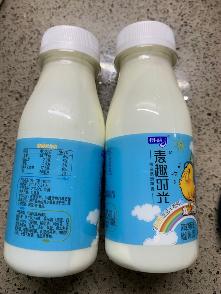 得益 麦趣时光燕麦酸奶225g 低温酸奶 燕麦酸奶 酸奶 生鲜 燕麦原味 8瓶怎么样，好用吗，口碑，心得，评价，试用报告,第4张