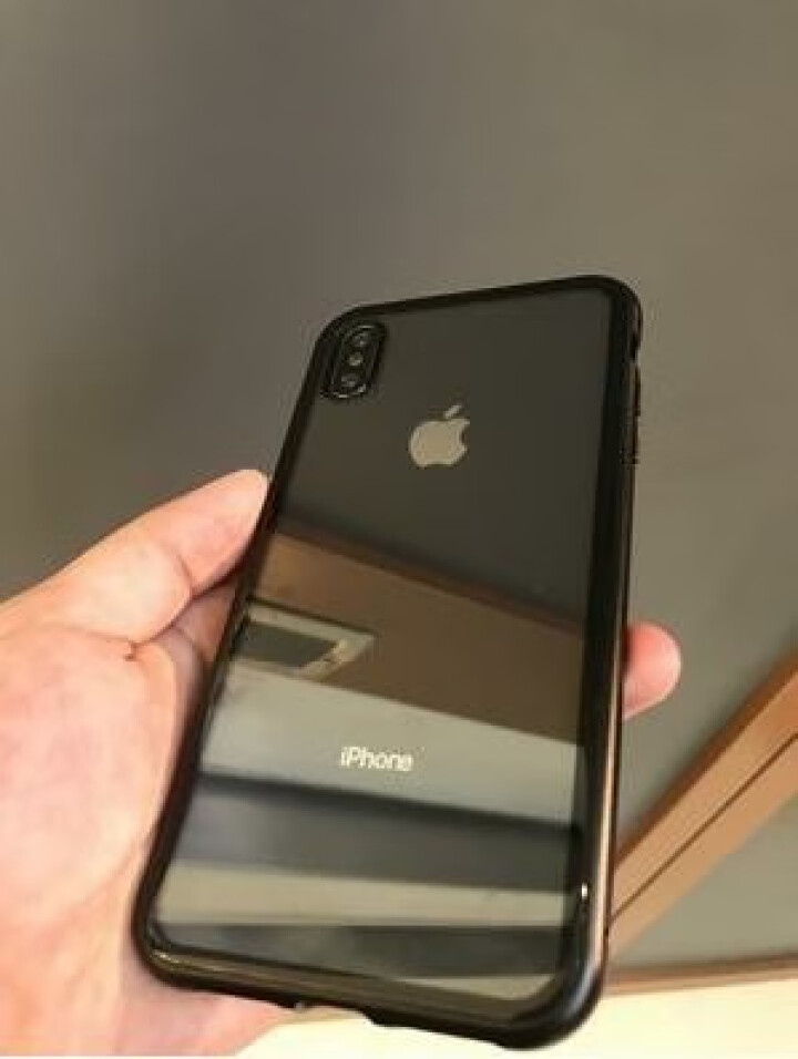 苹果xr防窥万磁王双面玻璃手机壳iphonex防摔壳 苹果xs max手机套苹果7/7plus手机壳 亮黑色 iPhone XR怎么样，好用吗，口碑，心得，评价,第3张