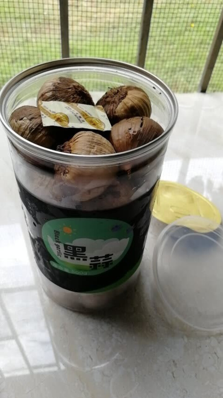 聚怀斋 罐头 独头紫皮黑蒜500g 发酵大蒜  即食黑蒜头怎么样，好用吗，口碑，心得，评价，试用报告,第2张