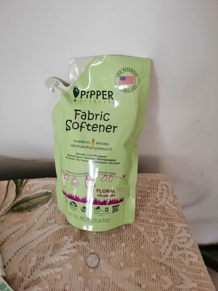 PIPPER 柔顺剂补充装花香 750ml 植物酵素怎么样，好用吗，口碑，心得，评价，试用报告,第2张