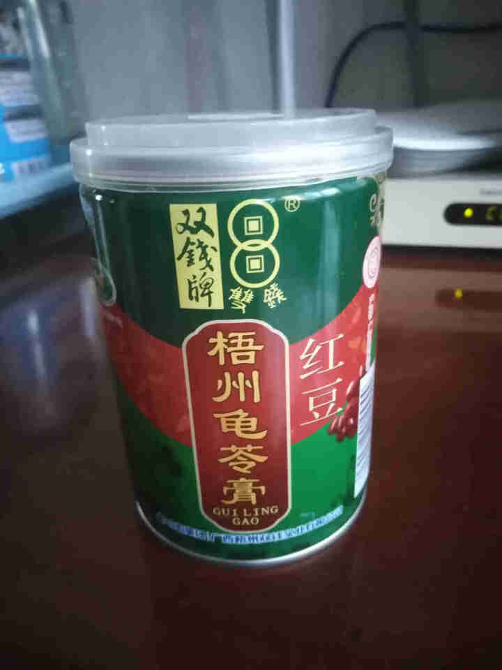 广西梧州 双钱牌 双钱龟苓膏 原味 红豆味 250g易拉罐装凉粉果冻 (红豆味)怎么样，好用吗，口碑，心得，评价，试用报告,第2张