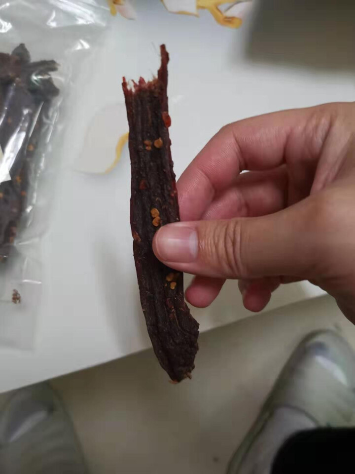 奇圣 西藏特产 牛肉干 超干牛肉干 手撕风干牛肉干麻辣休闲零食肉干熟食 麻辣味怎么样，好用吗，口碑，心得，评价，试用报告,第4张