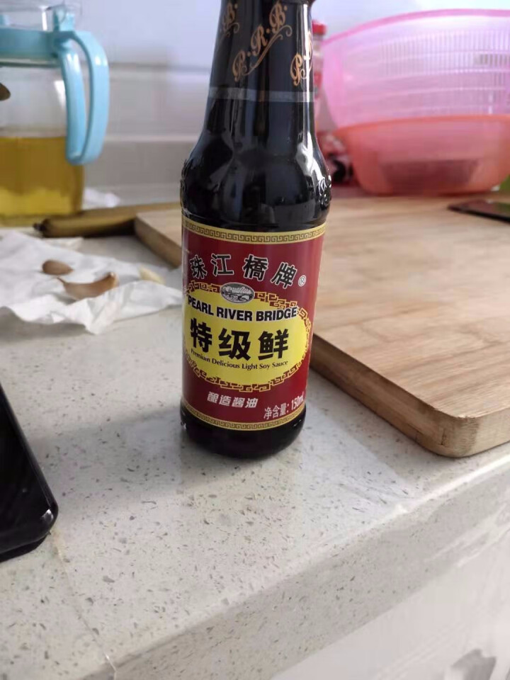 珠江桥牌 御品特级鲜酱油 特级生抽 非转基因黄豆酿造酱油 炒菜凉拌火锅 厨房蘸料调味品 广东老字号 150ml*1瓶怎么样，好用吗，口碑，心得，评价，试用报告,第3张