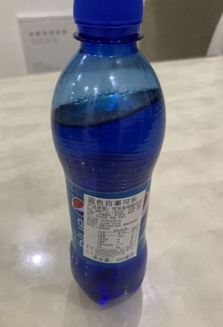 巴厘岛网红百事蓝色可乐blue梅子味进口碳酸饮料瓶装 休闲饮料 450ml*1怎么样，好用吗，口碑，心得，评价，试用报告,第2张