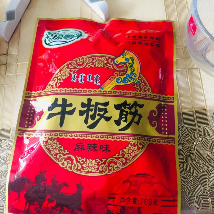 【满199减100】草原馨牛 内蒙香辣牛板筋108g 牛筋麻辣味休闲零食 肉干肉脯牛肉干小包装 麻辣味108g怎么样，好用吗，口碑，心得，评价，试用报告,第2张