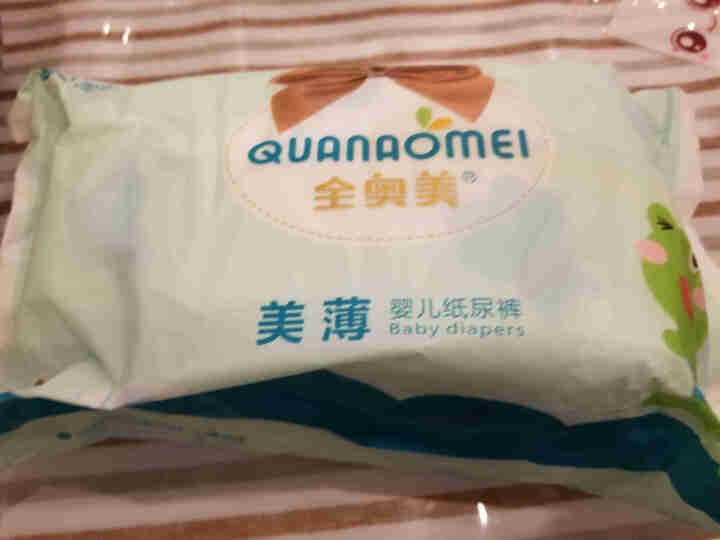 全奥美（Quanaomei）美薄系列婴儿纸尿裤尿不湿尿裤M码52片 XL码体验装/8片怎么样，好用吗，口碑，心得，评价，试用报告,第2张