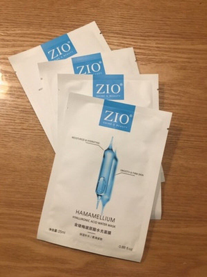 ZIO 金缕梅玻尿酸水光补水保湿紧致面膜 10片/盒怎么样，好用吗，口碑，心得，评价，试用报告,第4张