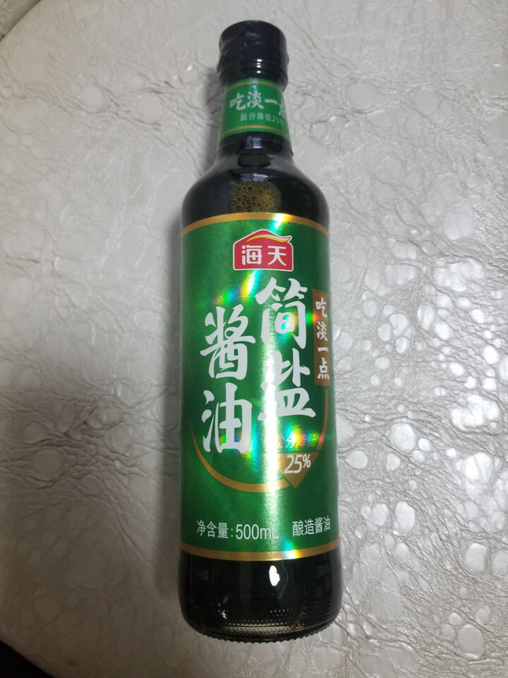 海天 简盐酱油500ml*4瓶 家庭优惠组合装 薄盐生抽 减盐酱油凉拌炒菜火锅调味品怎么样，好用吗，口碑，心得，评价，试用报告,第3张