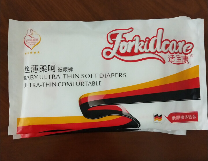 适宝康·Forkidcare 丝薄柔呵纸尿裤试用装S码*4片 适合4,第2张