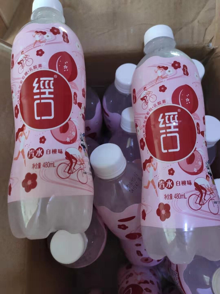 经口CF白桃味汽水480ml*15瓶/箱 特别添加葡萄糖+乳酸菌怎么样，好用吗，口碑，心得，评价，试用报告,第2张