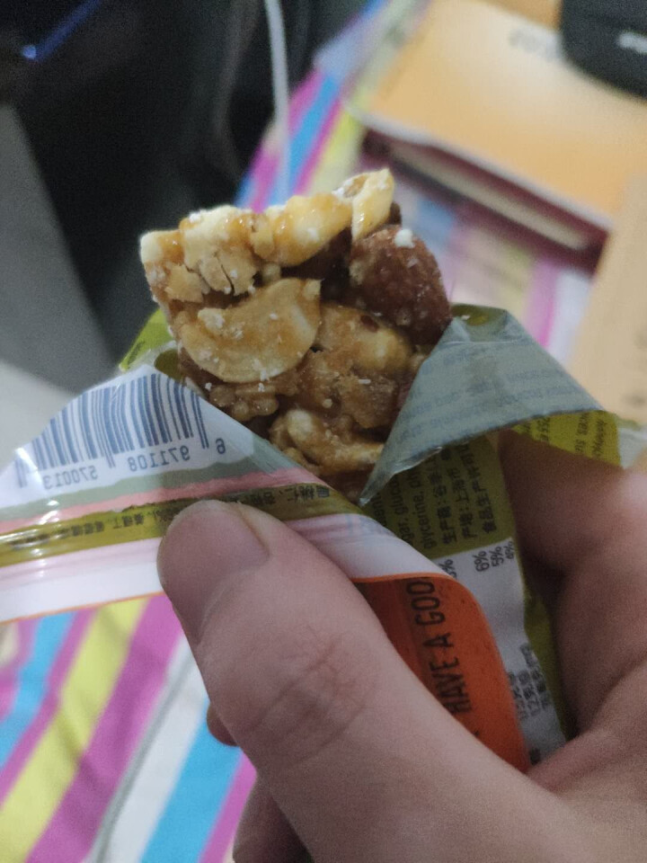 棒吧goodbar 混合坚果能量棒 多味混合32g*4只 蛋白干果代餐棒 蜂蜜谷物什锦 健身饱腹零食 混合装 4条/盒怎么样，好用吗，口碑，心得，评价，试用报告,第5张