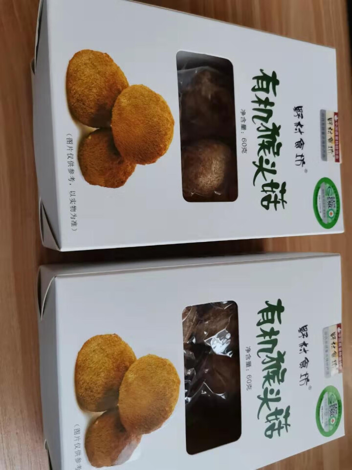 野村食坊 猴头菇干货 2盒 东北特产有机食品 黑龙江伊春猴头蘑菌菇煲汤材料怎么样，好用吗，口碑，心得，评价，试用报告,第2张