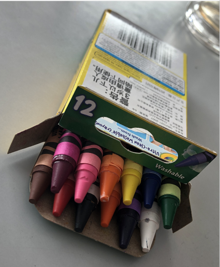 绘儿乐Crayola 儿童12色无毒可水洗大蜡笔 宝宝涂色油画棒 3岁 12色蜡笔怎么样，好用吗，口碑，心得，评价，试用报告,第4张