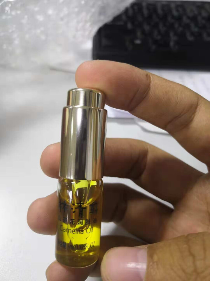 林清轩 山茶花润肤油升级版豪华旅行装3ml 滋养修复皮肤屏障怎么样，好用吗，口碑，心得，评价，试用报告,第3张