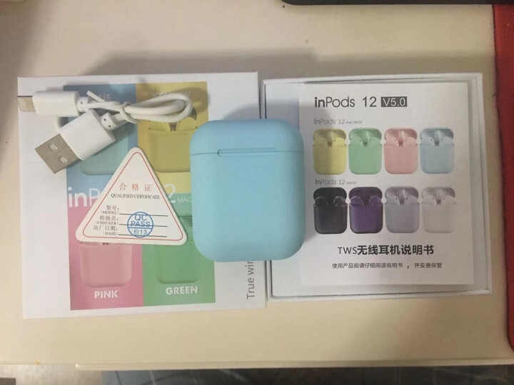 适用vivo小米/oppo一加蓝牙耳机无线华为商务运动双耳触控一加7pro耳机防汗水男女生款 天蓝色怎么样，好用吗，口碑，心得，评价，试用报告,第2张