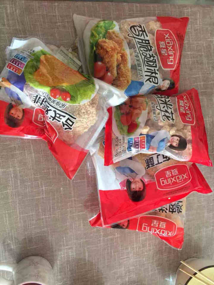 夏星食品 冷冻半成菜品五福家庭桶 香辣翅根鸡米花鸡肉洋葱圈台式鸡排玉米布丁酥 5袋2.1kg怎么样，好用吗，口碑，心得，评价，试用报告,第4张