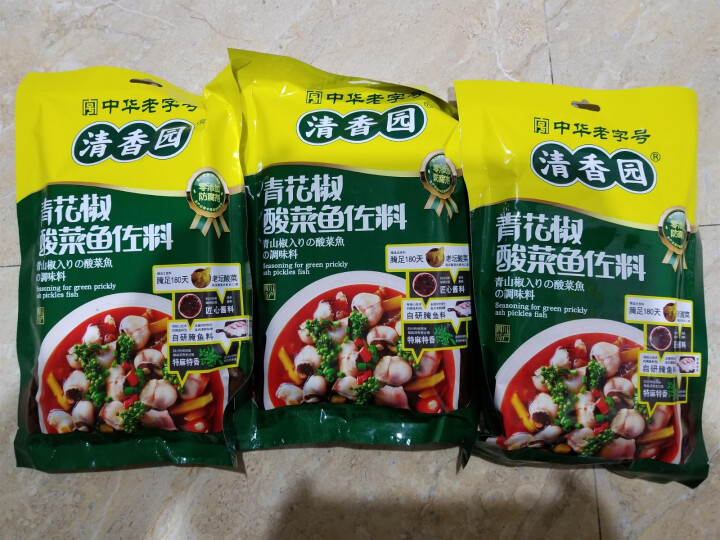 青花椒酸菜鱼佐料305克 三包装怎么样，好用吗，口碑，心得，评价，试用报告,第2张