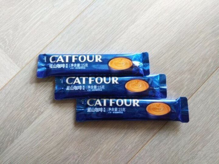 Catfour 蓝山咖啡200条/40条风味 特浓提神速溶三合一咖啡粉600g 正品特惠 蓝山风味咖啡 蓝山风味40条+卡布奇诺40条买送杯怎么样，好用吗，口碑,第4张