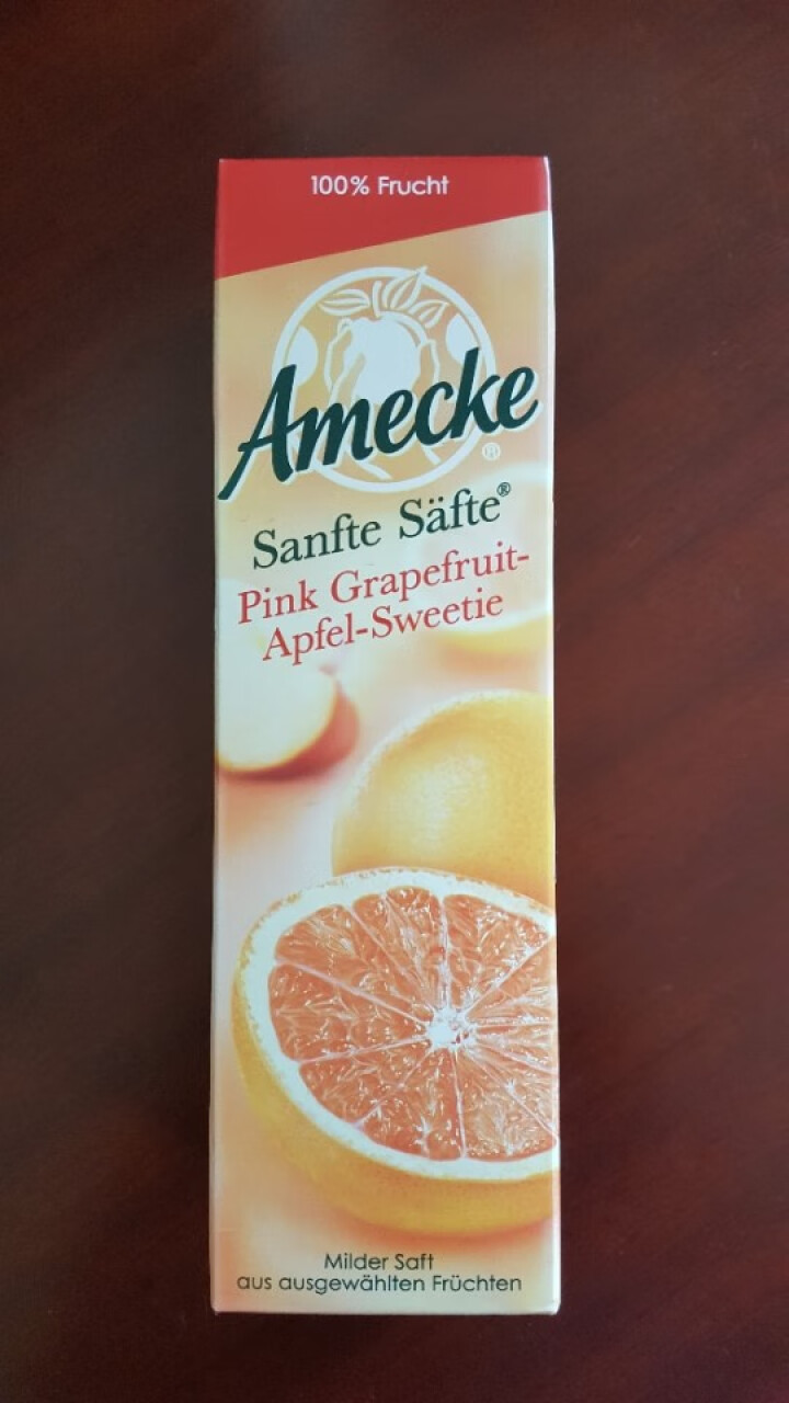 爱美可（Amecke） 爱美可Amecke果汁德国进口果汁1L原装鲜榨果汁鲜榨粉葡萄柚红苹果汁怎么样，好用吗，口碑，心得，评价，试用报告,第2张