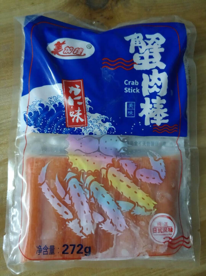 美加佳 冷冻即食蟹棒 272g 袋装 蟹味蟹柳 火锅丸子 火锅食材 烧烤食材怎么样，好用吗，口碑，心得，评价，试用报告,第2张