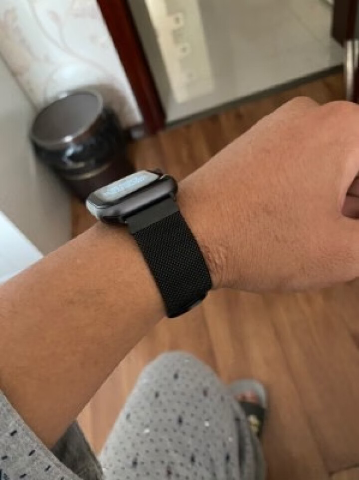 白布斯商务适用苹果手表五株钢带apple watch1/2/3/4/5表带男女款 黑色 通用42/44mm怎么样，好用吗，口碑，心得，评价，试用报告,第4张