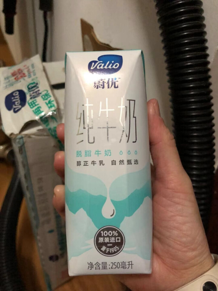 芬兰蔚优 Valio 脱脂牛奶 UHT纯牛奶 250ml*24整箱装怎么样，好用吗，口碑，心得，评价，试用报告,第3张