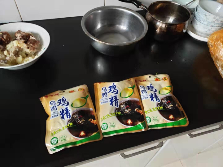 【会宁扶贫馆】 香百鲜乌鸡鸡精 100g×3袋   中投扶贫产品 甘肃会宁特产 调味品 3袋装怎么样，好用吗，口碑，心得，评价，试用报告,第2张