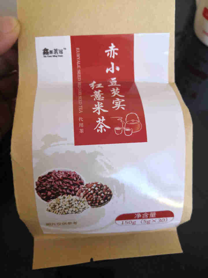 红豆薏米茶 养生茶 苦荞大麦茶薏仁芡实茶赤小豆薏仁茶 150g 二袋（共60小包）推荐怎么样，好用吗，口碑，心得，评价，试用报告,第2张