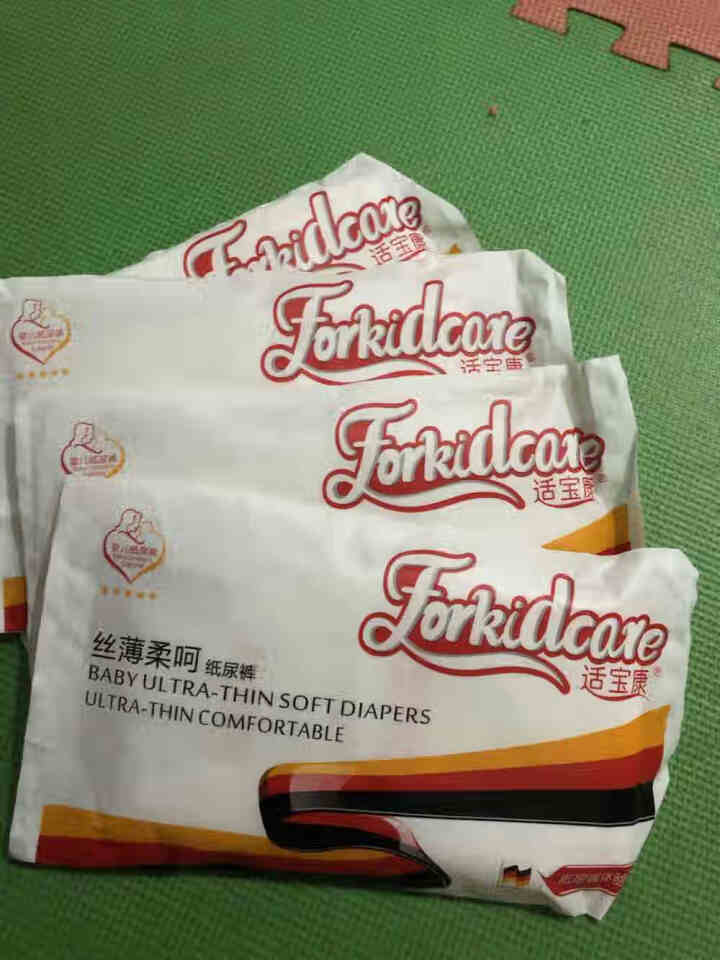 适宝康·Forkidcare 丝薄柔呵纸尿裤试用装M码*4片 适合6,第2张