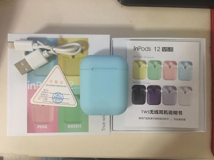 适用vivo小米/oppo一加蓝牙耳机无线华为商务运动双耳触控一加7pro耳机防汗水男女生款 天蓝色怎么样，好用吗，口碑，心得，评价，试用报告,第6张