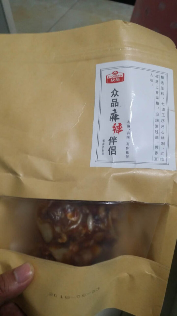 众品麻辣脆骨冷吃即食卤味美食猪喉头软骨香辣零食熟食好吃的小吃办公休闲美食 1袋怎么样，好用吗，口碑，心得，评价，试用报告,第3张