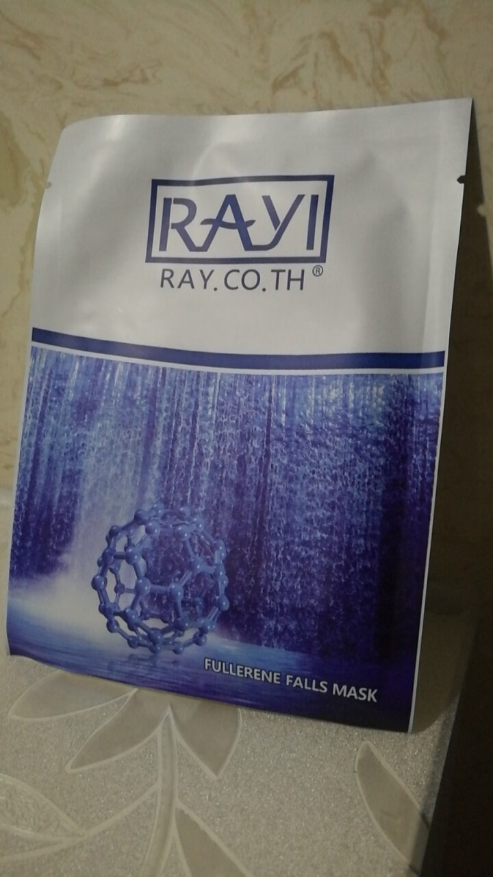 RAY.CO.TH 富勒烯瀑布补水面膜 拉丝（美白保湿控油修护收缩毛孔） 3片贴，无外包装怎么样，好用吗，口碑，心得，评价，试用报告,第2张