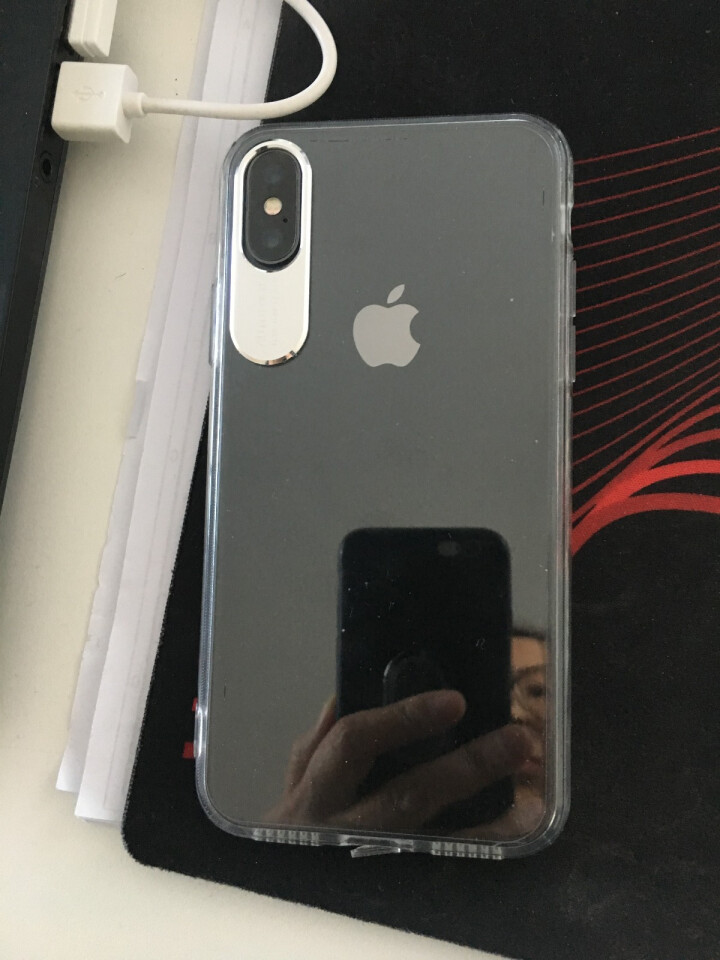 苹果x手机壳iPhoneXS MAX透明外壳苹果xr手机壳Xs全包防摔牌iPhonexr硅胶软壳 银色镜头保护圈 苹果X（5.8英寸）怎么样，好用吗，口碑，心得,第2张