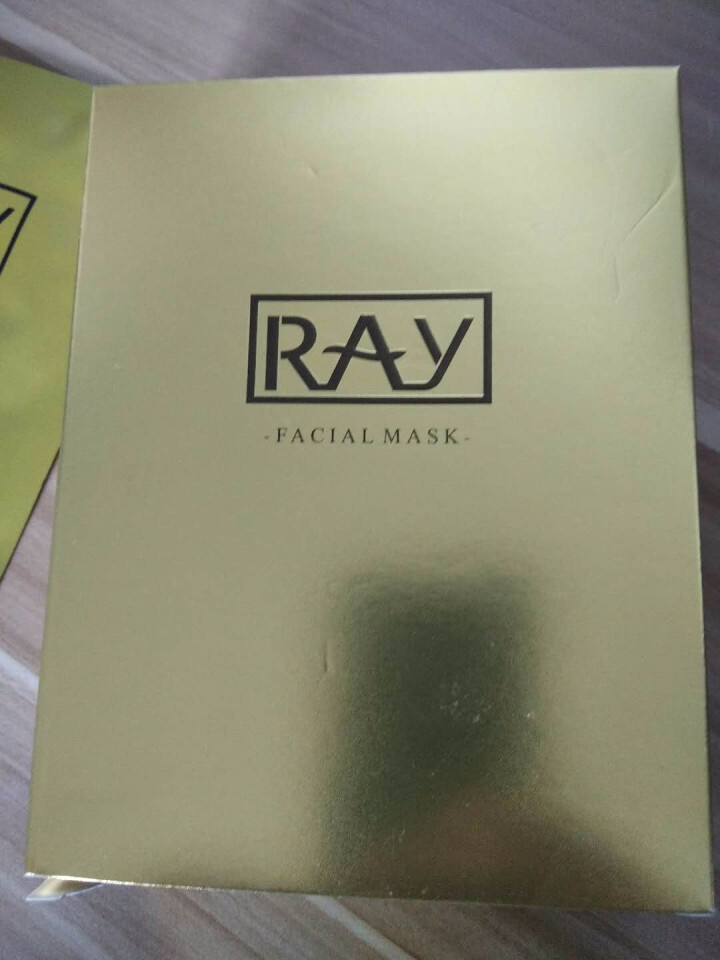 上新 RAY正品蚕丝面膜10片 紧致修护 补水保湿 收缩毛孔 提亮肤色 金色银色 金色体验装一片 10片/盒怎么样，好用吗，口碑，心得，评价，试用报告,第3张