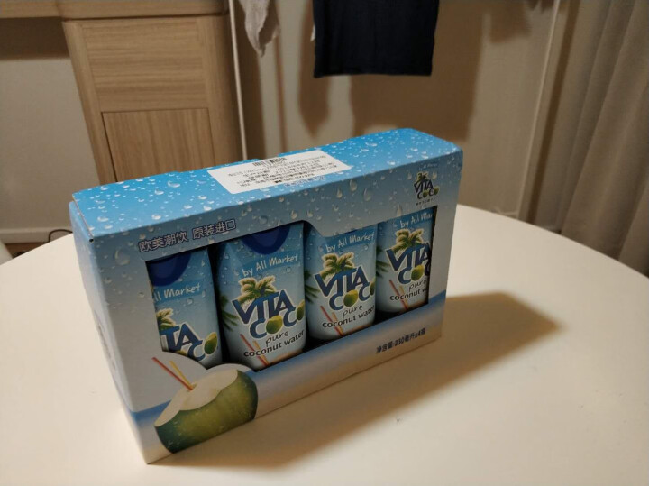 唯他可可（Vita Coco）天然椰子水进口NFC果汁饮料330ml*4瓶怎么样，好用吗，口碑，心得，评价，试用报告,第2张