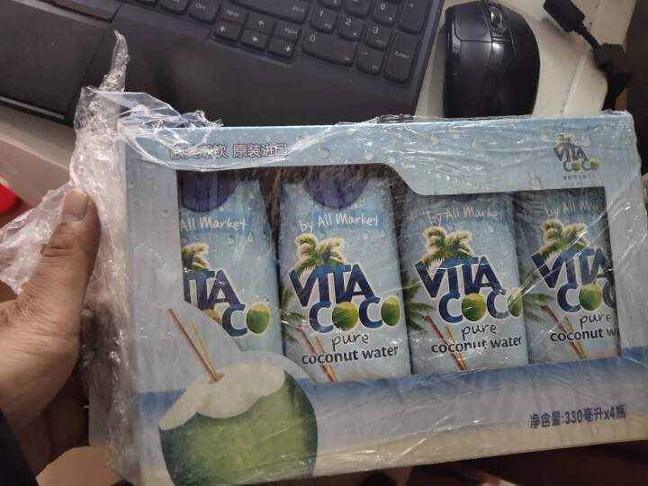 唯他可可（Vita Coco）天然椰子水进口NFC果汁饮料330ml*4瓶怎么样，好用吗，口碑，心得，评价，试用报告,第2张