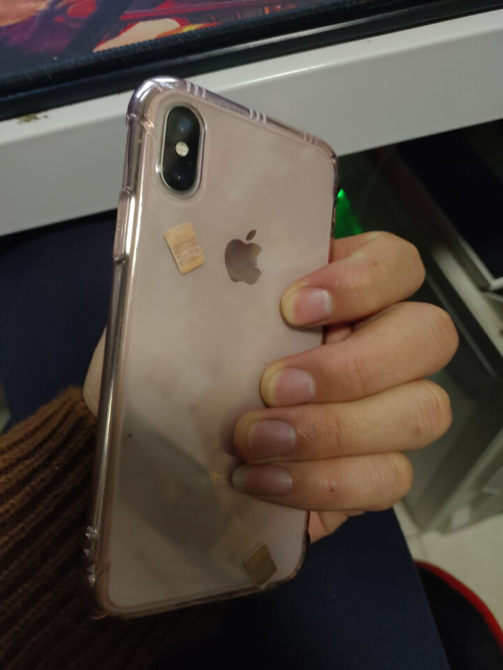 闪觅 iPhoneX手机壳苹果X新款iphonex全包防摔透明硅胶套气囊女男 iPhoneX 透粉 带防尘塞 四角气囊送钢化膜怎么样，好用吗，口碑，心得，评价，,第4张