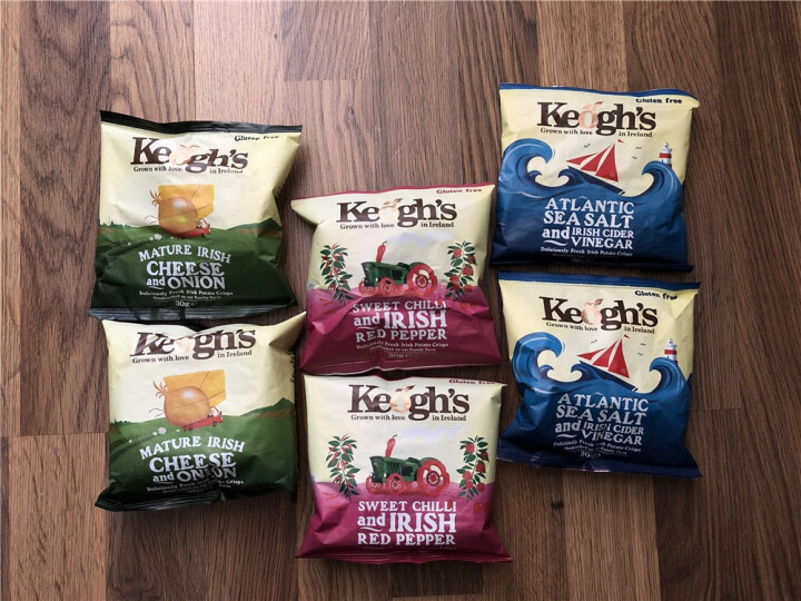 【满99减50】Keogh's薯片大礼包爱尔兰进口零食 多口味组合 原切土豆薯片30g*6怎么样，好用吗，口碑，心得，评价，试用报告,第4张