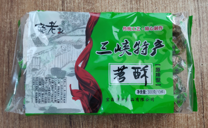 鲁老记 红薯粗粮饼干三峡苕酥 湖北特产 原    味 300g/袋怎么样，好用吗，口碑，心得，评价，试用报告,第2张