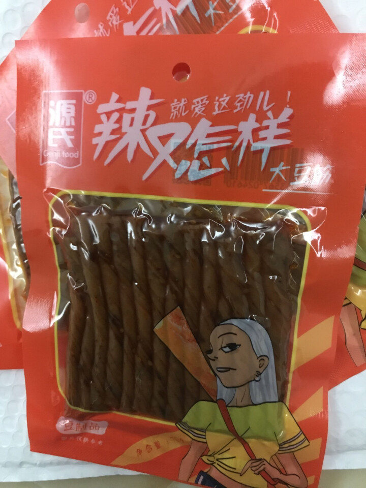 【3包/5包】源氏大豆筋 辣又怎样70g  办公室休闲零食 学生豆制品辣条大礼包 70g大豆筋*3包怎么样，好用吗，口碑，心得，评价，试用报告,第3张